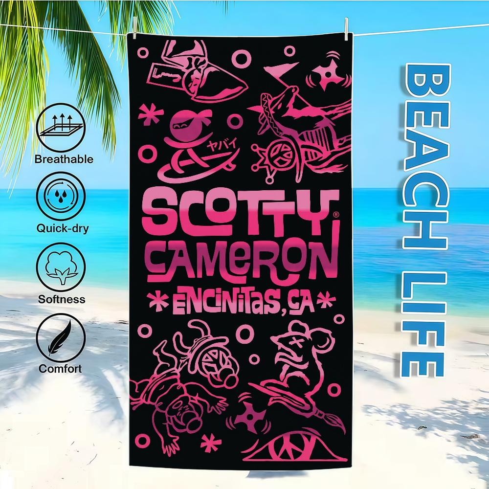 Towel Textile Bathrobe Beach C-CameronS-ES Quick-Drying Lightweight Portable Luxury Camping S-ScottyS-ES Swim Pool Travel