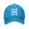 Radioheads Baseball Caps Vintage Distressed Denim Washed  Sun Cap Unisex Outdoor Workouts  Adjustable Fit Caps Hat