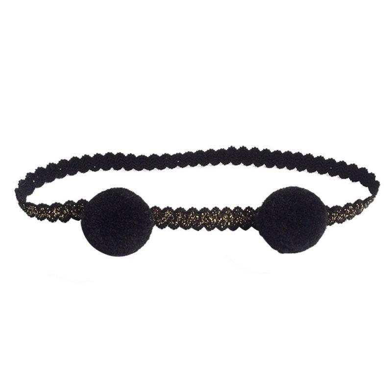 Girls Baby Headband Toddler Lace Hairball Hair Band