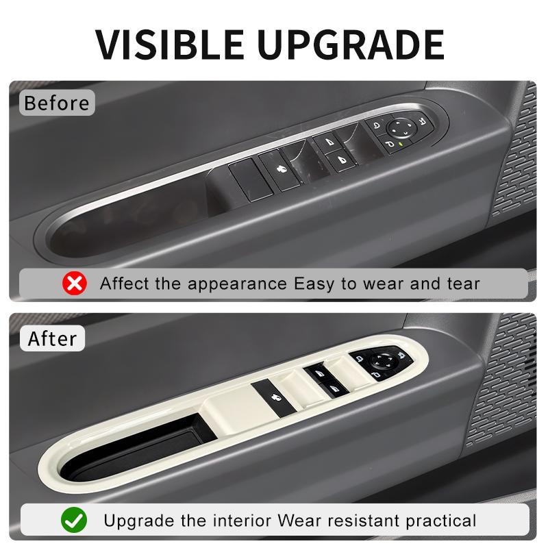2PCS Car Window Lift Panel Decorative Shell For BWM Mini Cooper S JCW F66 F67 Cabrio 2025 Car Interior Decoration Accessories