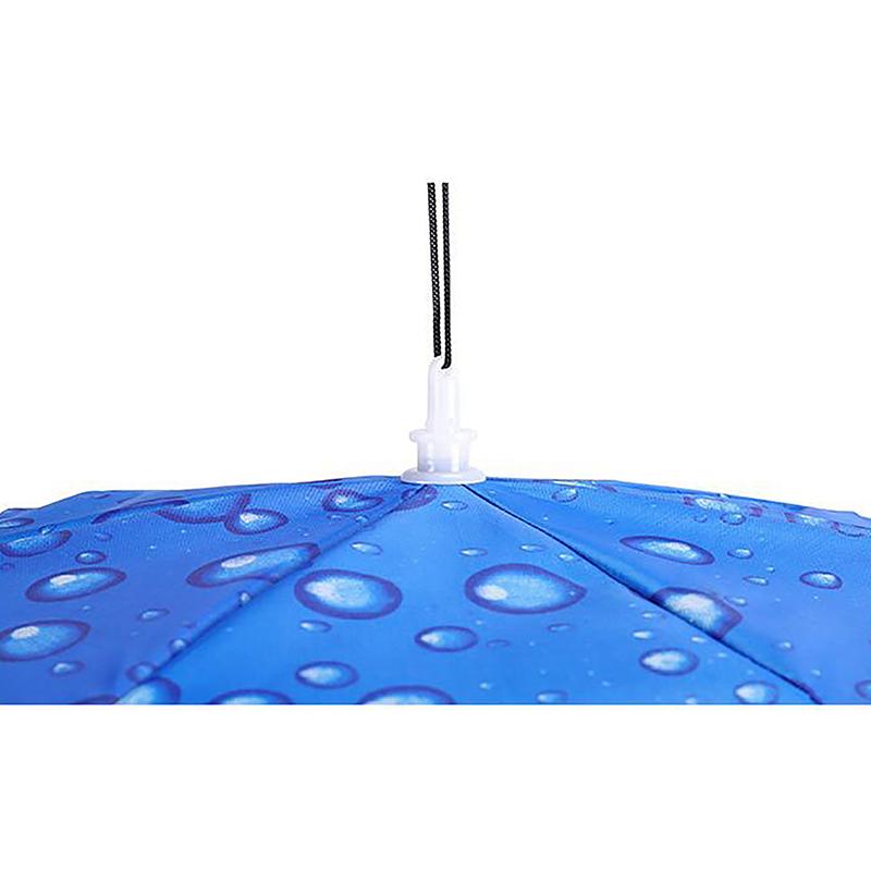 Portable Rain Umbrella Hat Foldable Outdoor Sun Shade Waterproof Camping Fishing Headwear Beach Head Hats Accessory