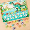 Dinosaur Alphabet Matching - Suitable For Children's Phonics Learning Letter Recognition And Early Reading Skill Development