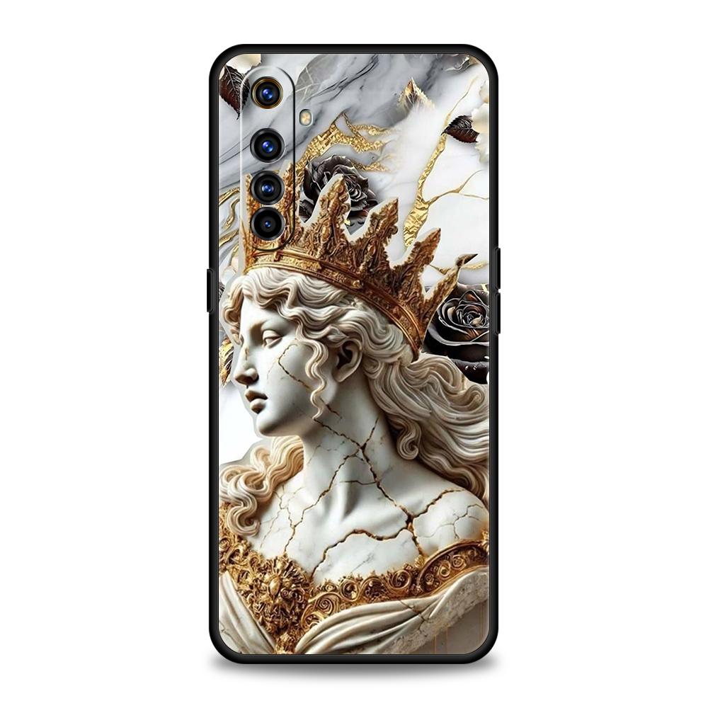 

Чохол для телефону для Oppo A17 A31 A54 A57 A78 A79 A80 A98 Find X5 X6 Reno 7 8 10 11 12 13 F Pro М який ТПУ Модний Давньогрецькі Статуї Reno8 Pro