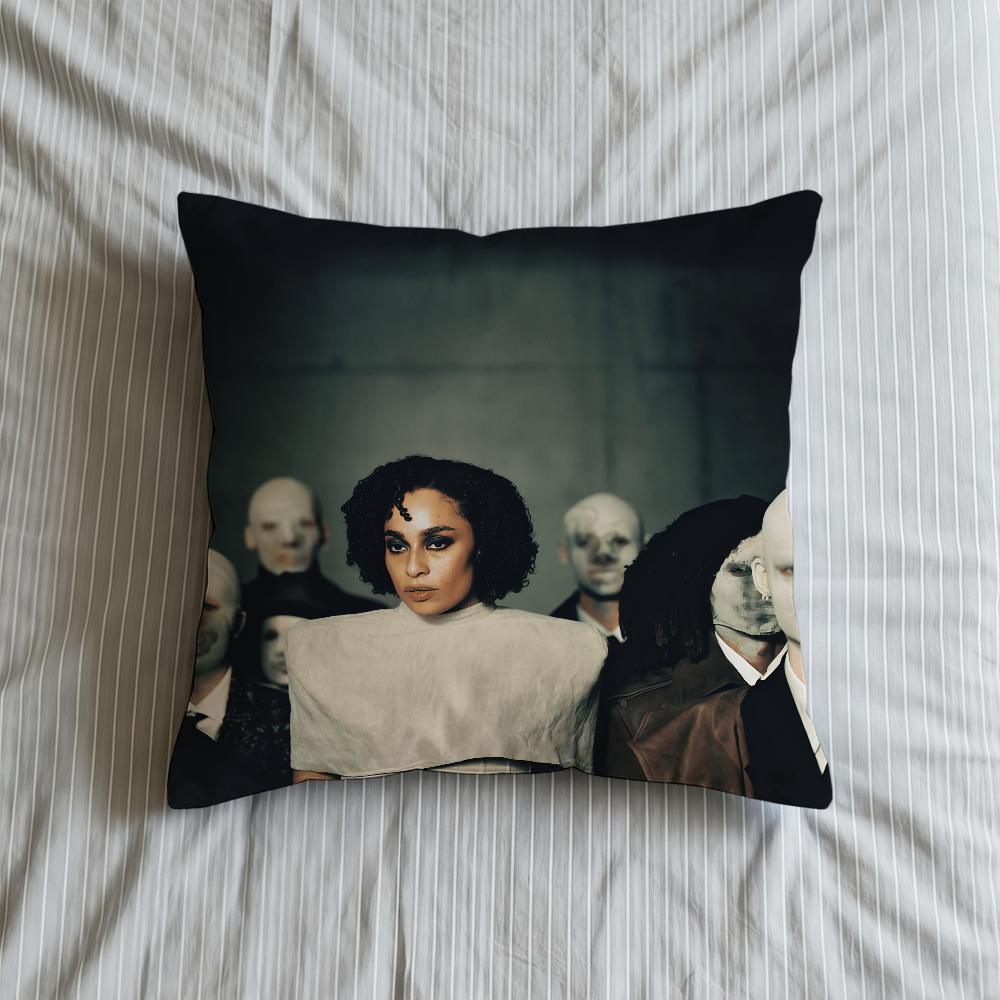 Cushion Cover Of Soft Case Sofa Woman Living Room Home Comfortable Office Celeste Faces Decor Protective Pillow