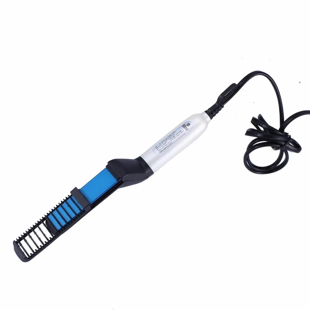 Multifunctional Hair & Beard Straightener Comb – Quick Heating, Anti-Frizz, Volumizing Styling Tool for Men & Women