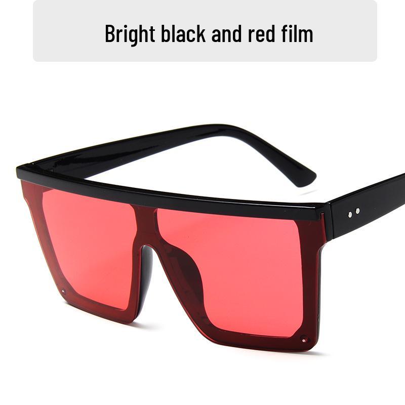 Trendy Large Frame One-Piece Sunglasses in Elephant Grey for Men and Women - Stylish Outdoor Beach Travel Shades