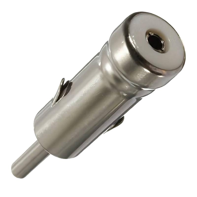 Car Radio Aerial Antenna Adapter Coax Interface Adapter DIN Jack Female To ISO Plug Male Right Angle Connector