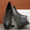 Men's Chelsea Boots Retro Style Comfortable Fashionable Men's Boots Pointed Toe Mid-Calf Chelsea Boots