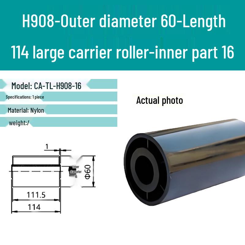Double Row Nylon Support Wheel for Conveyor Systems