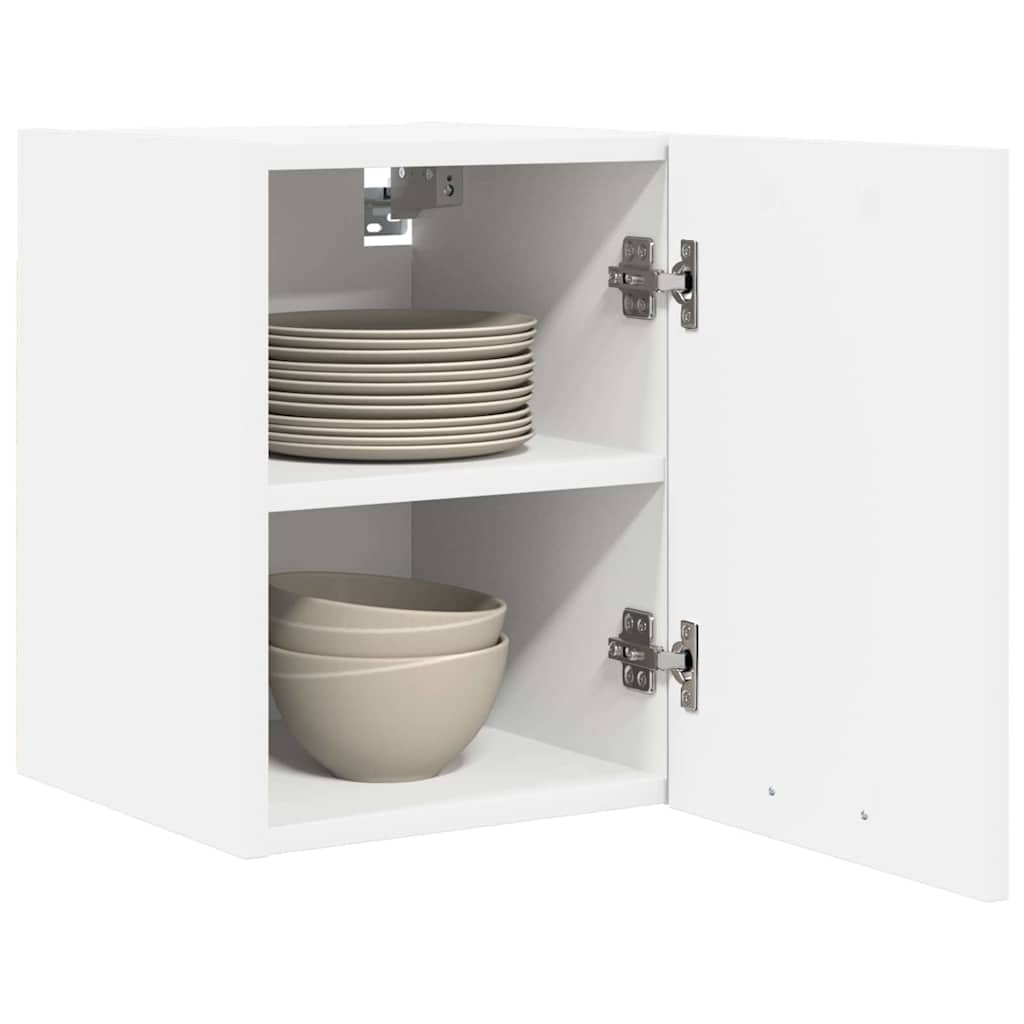 Wall Mounted Cabinet with Door 2 pcs White 30 x 31 x 40 cm Engineered Wood