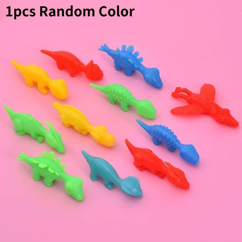 

Захватывающая игрушка-динозавр для запуска пальчиковых дротиков для снятия стресса и расслабления Solid Color