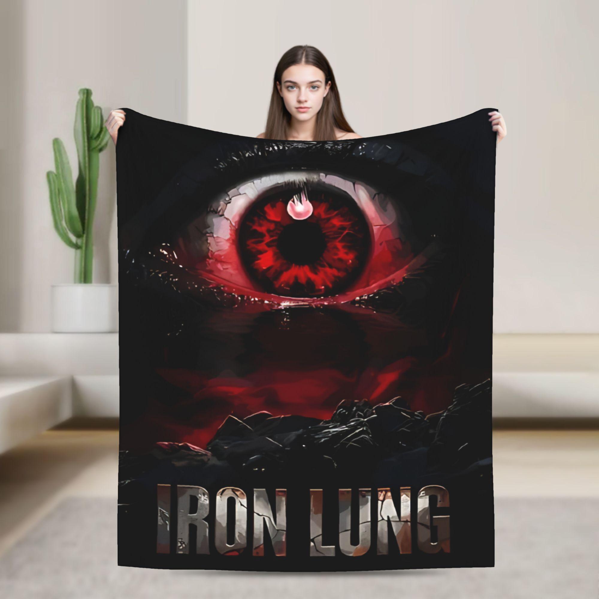 

Horror Game Iron Lung Flannel Blanket Winter Super Warm Throw Blanket for Boy Girl Outdoor Funny Bedspread Sofa Bed Cover 100x150cm