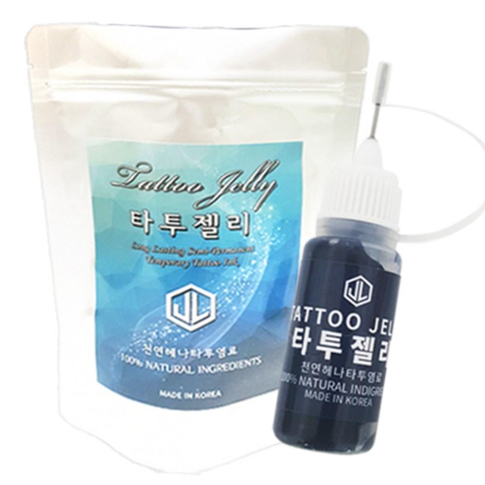 Tattoo Jelly 3týdenní barva na tetování self-henna, Tattoo Jelly Henna Dye 10 g, 1 jednotka