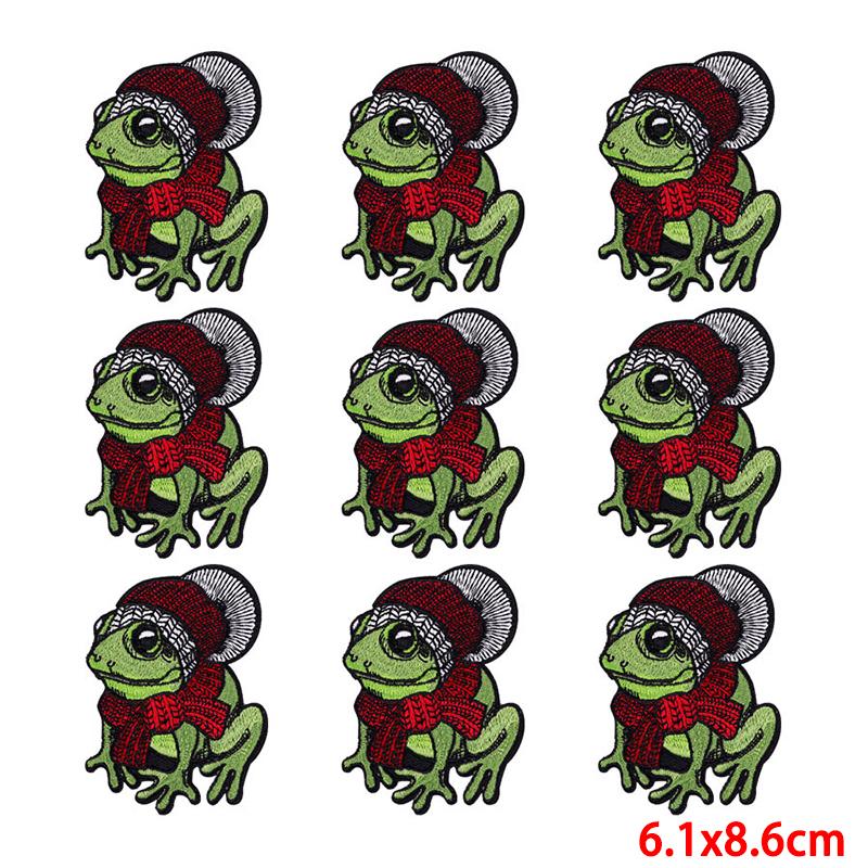 10 Pcs/lot Wholesale Embroidery Patch Iron On Patches For Clothing Patches On Clothes Jackets Decor Applique Sew Supplies