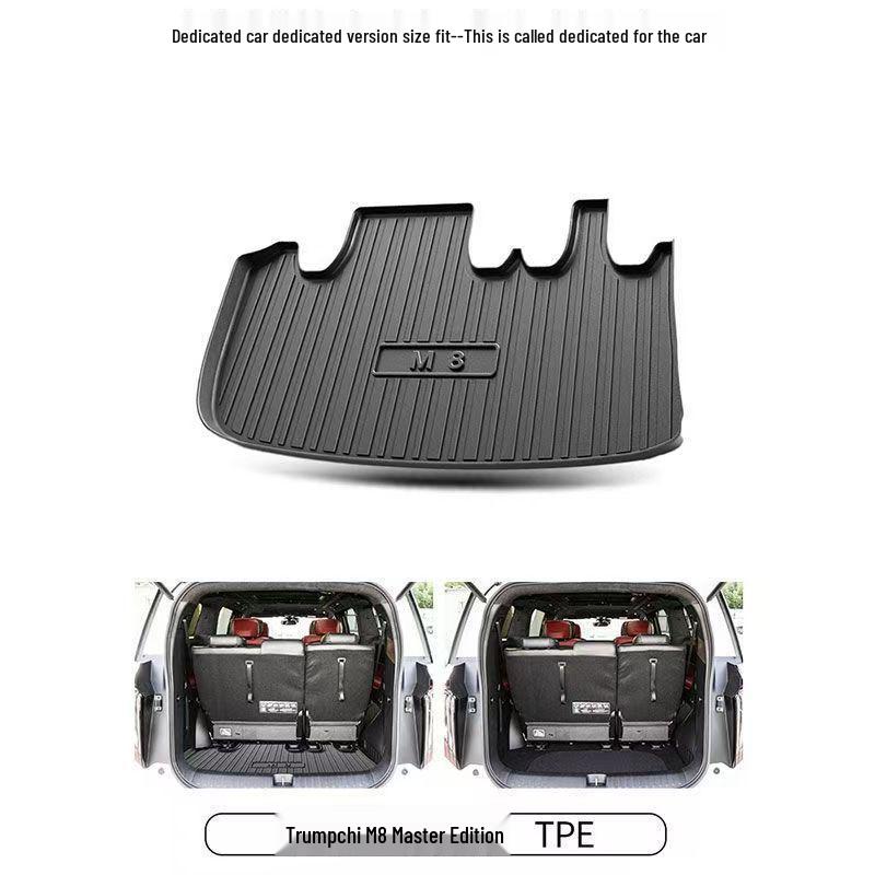 2024 GAC Trumpchi GM8 TPE Trunk Mat - Car Modification Supplies