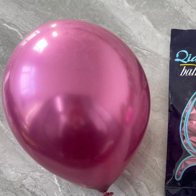 Pearlescent Metal Balloons - 5", 10", 12" for Wedding, Party, Mall Decorations & Anniversaries