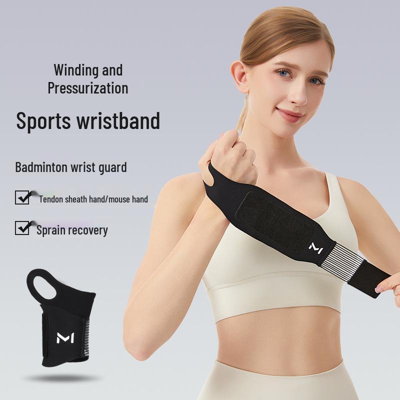 Unisex dünne Handgelenkstütze für Sport, Verstauchungen & Sehnenzerrungen - Schweißabsorbierend für Badminton & Tennis