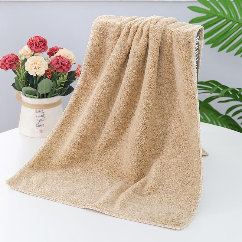 Schnelltrocknendes, fusselfreies Korallenfleece-Handtuch - Saugfähiges Gesichts- und Haarhandtuch, perfekt für den Heimgebrauch oder als Geschenk