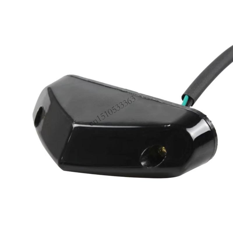 

090E High Brightness LED Motorcycle Brake Tail Light Plastic Metal Construction Universal Quick Installation чорний