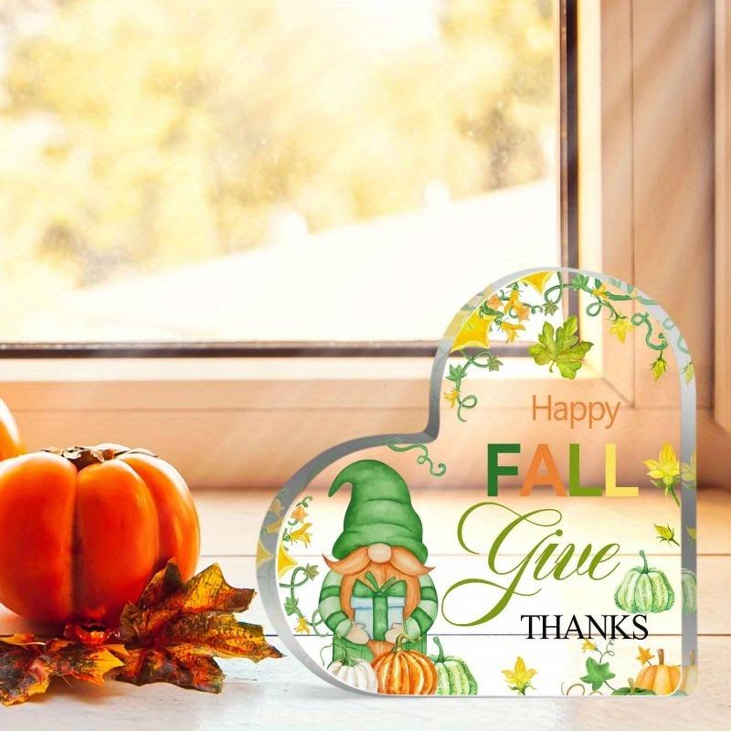 Autumn Heart Gift - Seasonal Thanksgiving Decor with Photography Utility for Lovers