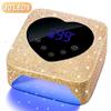 72W Cordless UV Nail Lamp Rechargeable 30 LEDs Nail Dryer UV Light Cabin Professional Nail Art Manicure Tools for Home and Salon