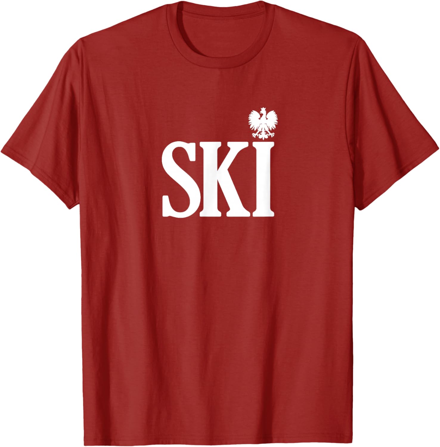 

SKI Polish Eagle Surname Ending Men S Casual Breathable Graphic Tee S