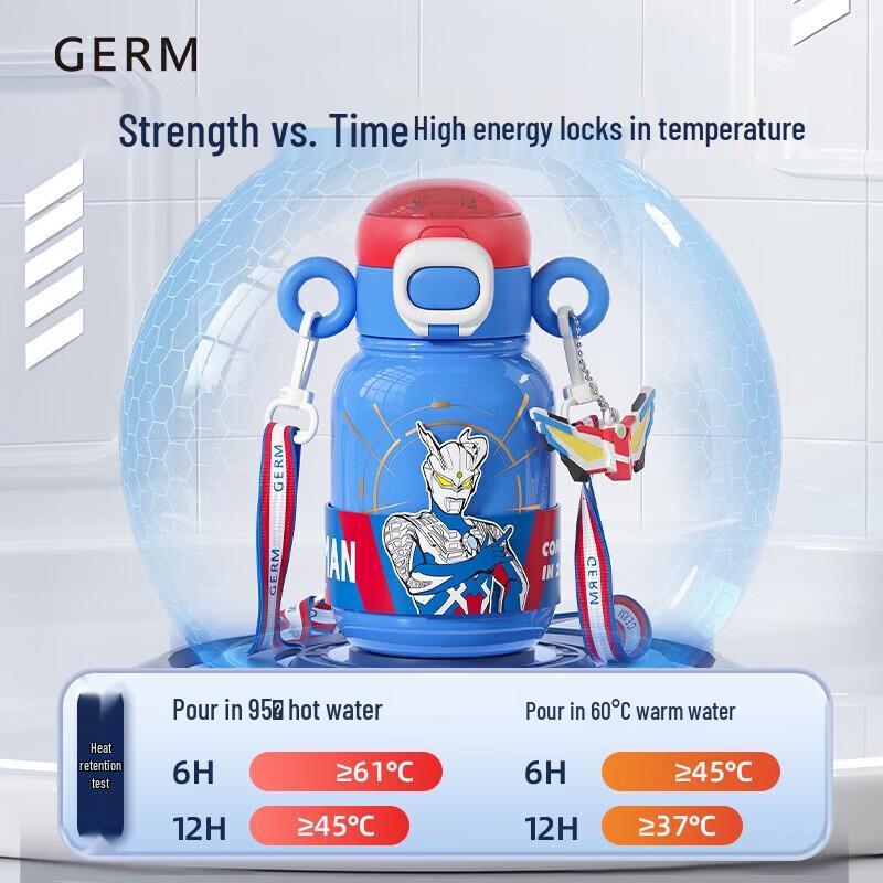 

Geni Ultraman Kids Insulated Straw Water Bottle