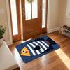 Diatom Mud Entry Mat Wear Resistant Bathroom Absorbent Mat Cartoon Fish Floor Mat  Living Room