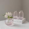Vintage Glass Vase Room Decoration Transparent Flower Vase Hydroponic Plant Pot Aesthetic Table Ornaments Accessories Flower Bottle