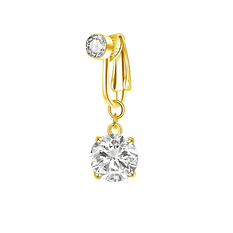 Stylish No-Clip Navel Ring and Stud Collection
