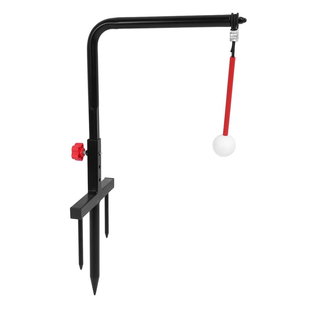 Club Swing Groover Ground Plugged Iron Portable Height Adjustable Club Swing Practice Groover for Training