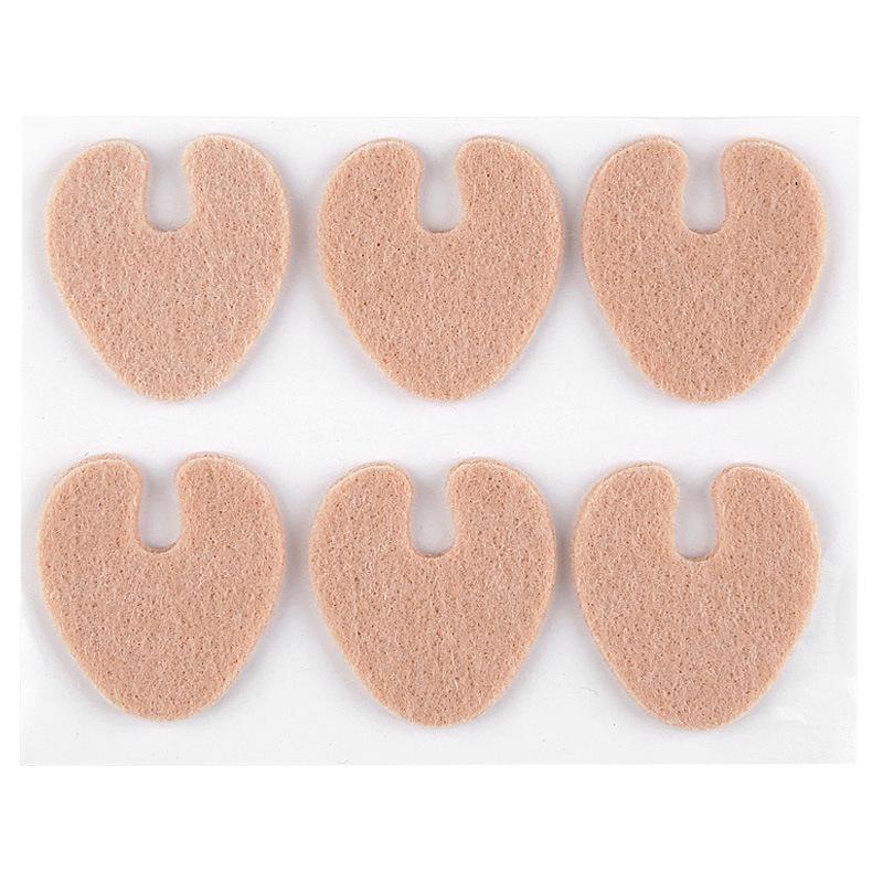 Felt Forefoot and Heel Pads - Soft, Anti-Blister, Self-Adhesive, Cut-to-Fit