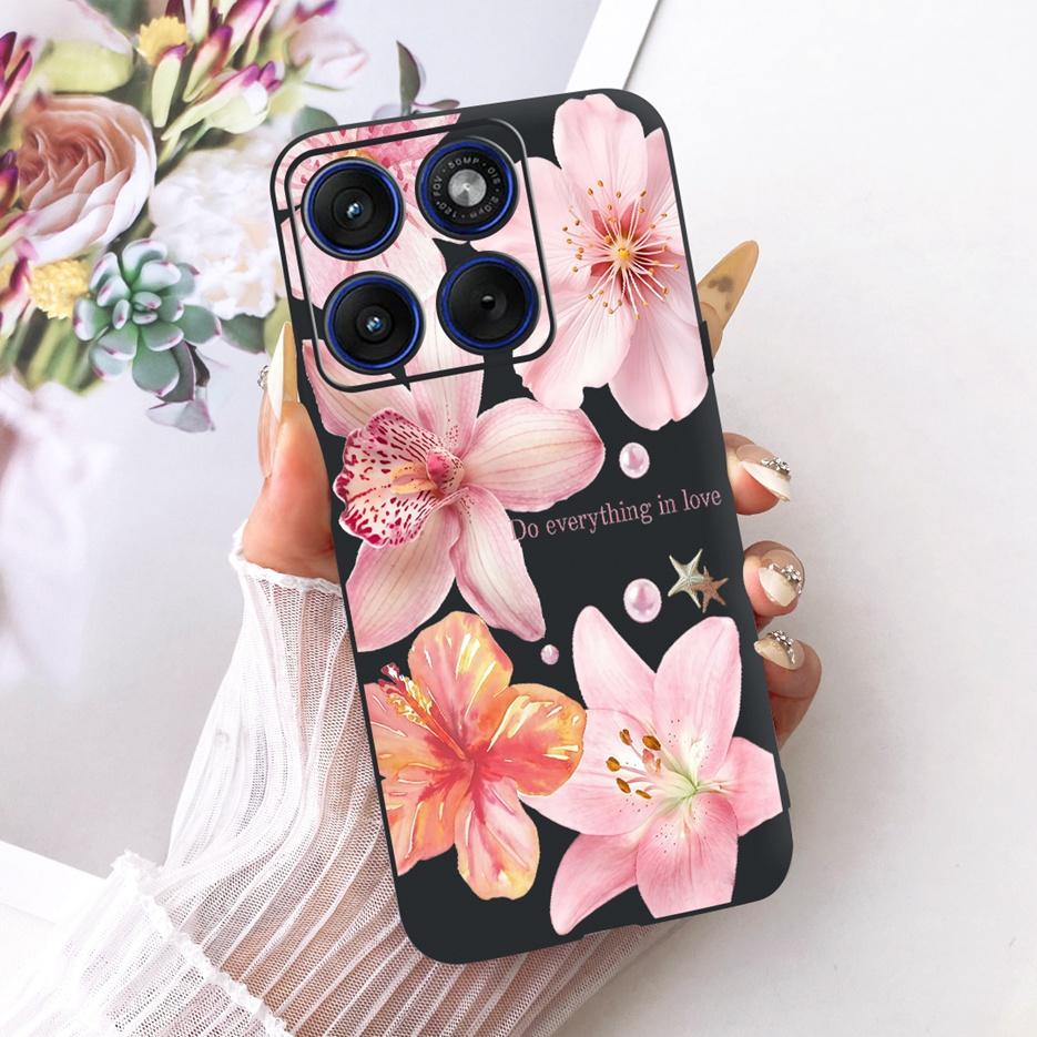 For Motorola Edge 70 Case XT2601-2 Luxury Butterfly Painted Cover Soft Silicone Case For Motorola Edge 70 Fusion Edge70 5G Shell