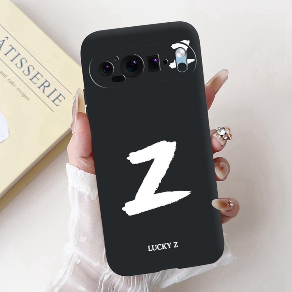 New Fashion Letter Phone Case For Google Pixel 9 Pro 9A Soft Silicone Shockproof Cover For Google Pixel9 9A 9Pro Cases Bumpers