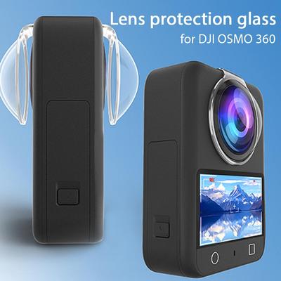 Ochranné kryty objektívu pre DJI Osmo 360 Priehľadný PC Ochranný kryt objektívu Proti poškriabaniu Príslušenstvo pre panoramatickú športovú kameru