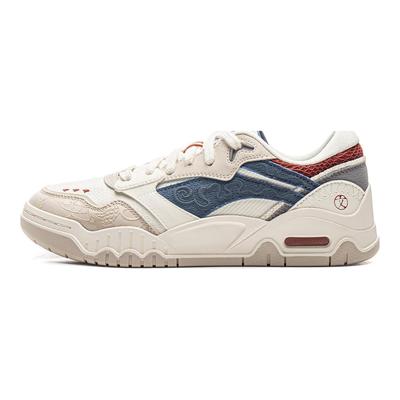 Li Ning Yue Bai 3 Versatile Retro Moda Classico Tendenza Sneakers Suola Spessa Antiscivolo Ammortizzante Resistenti Scarpe da Skate Basse AGCV078-11