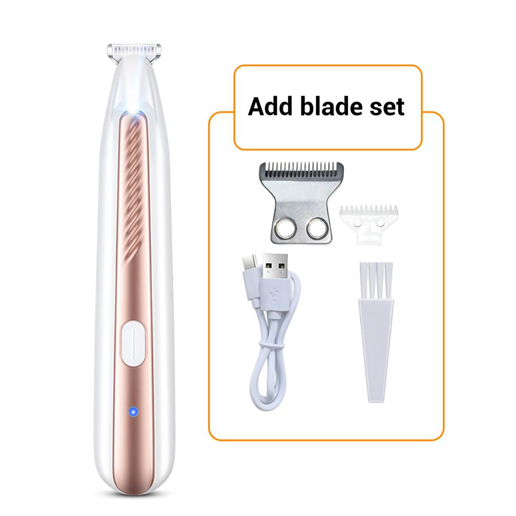 New LED lighting pet paw hair trimmer cat and dog ear/eye area/privacy hair electric trimmer pet paw trimmer pet beauty trimmer