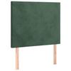 VidaXL Bed Frame with Headboard Dark Green 120x200 Cm Velvet3125626