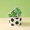 10PCS Soccer Theme Disposable Paper Cups and Bowls Set, Snack Serving for Birthday Baby Shower Party