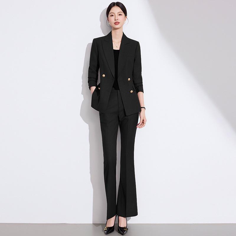Women's High-End Professional Suit Set for Broadcasters and Formal Occasions