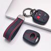 Silicone Key Fob Cover with Matching Wrist Strap for Toyota Camry Prado FJ Cruiser Previa RAV4, Fits Toyota Camry Cruiser RAV4, Protective Accessory