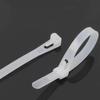 100Pcs Multi-Purpose Reusable Cable Straps Durable Nylon Lock Loop Zip Ties for DIY Craft Cord Fastening