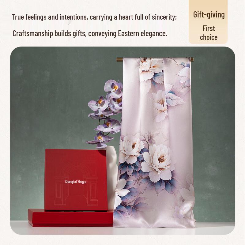 Shanghai Story 100% Mulberry Silk Scarf Shawl