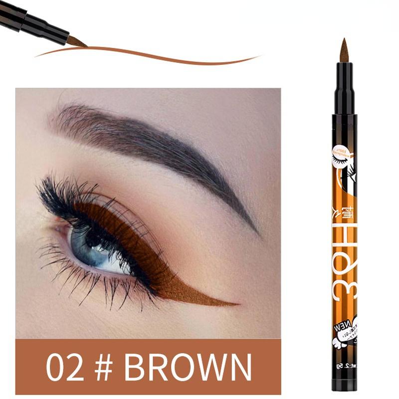 

1 шт., водостойкая жидкая подводка для глаз, водостойкая ручка для макияжа глаз, водонепроницаемый карандаш для красоты, жидкая подводка для глаз, черная косметика