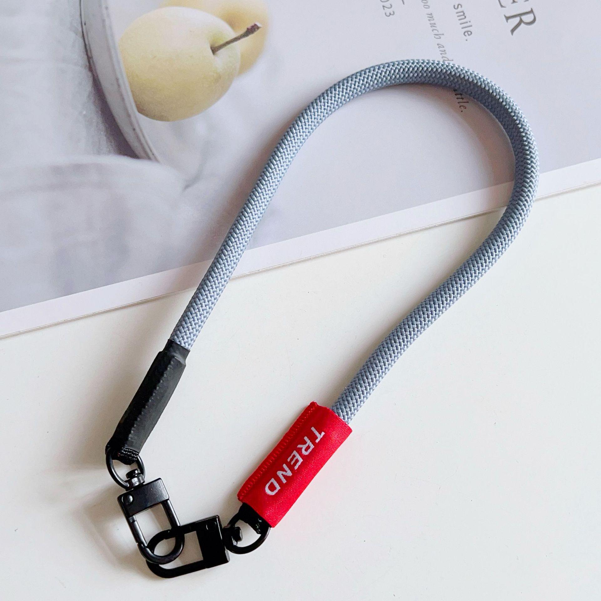 Dopamine Mobile Lanyard: Rotating Keychain, Anti-Lost Wrist Strap, Water Bottle Holder, Woven Short Cord.