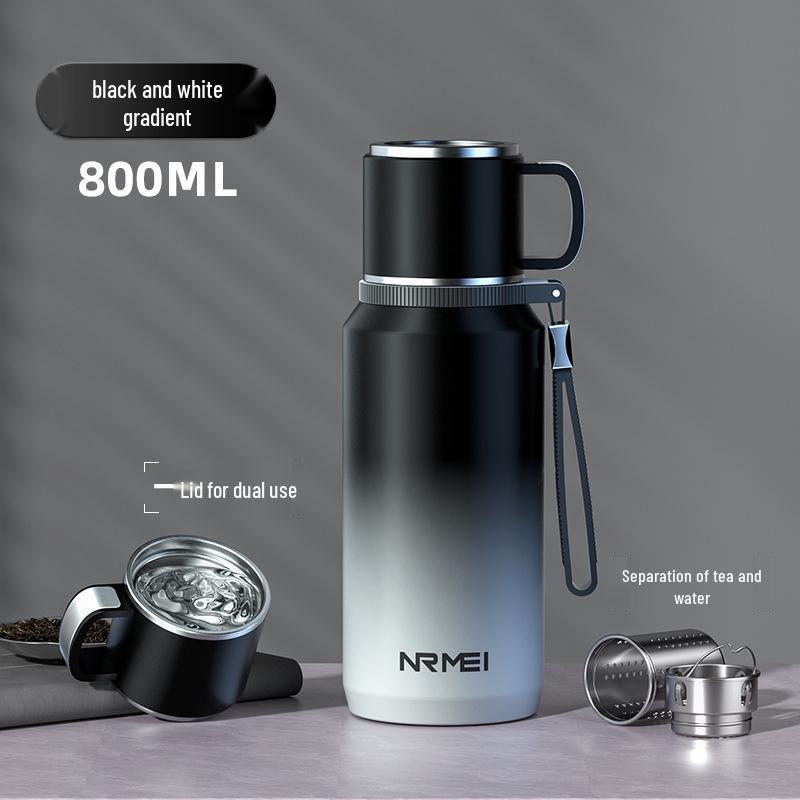 2025 Large Capacity Insulated Kettle with Tea Infuser – Unisex