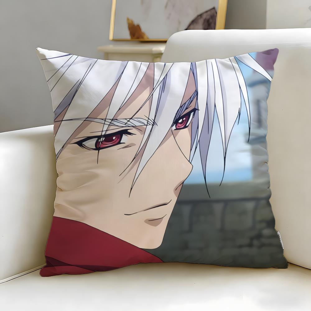 anime Plunderer Cushion Cover Soft EasyWash Pillow Case Versatile for Couch Bed Travel and Office