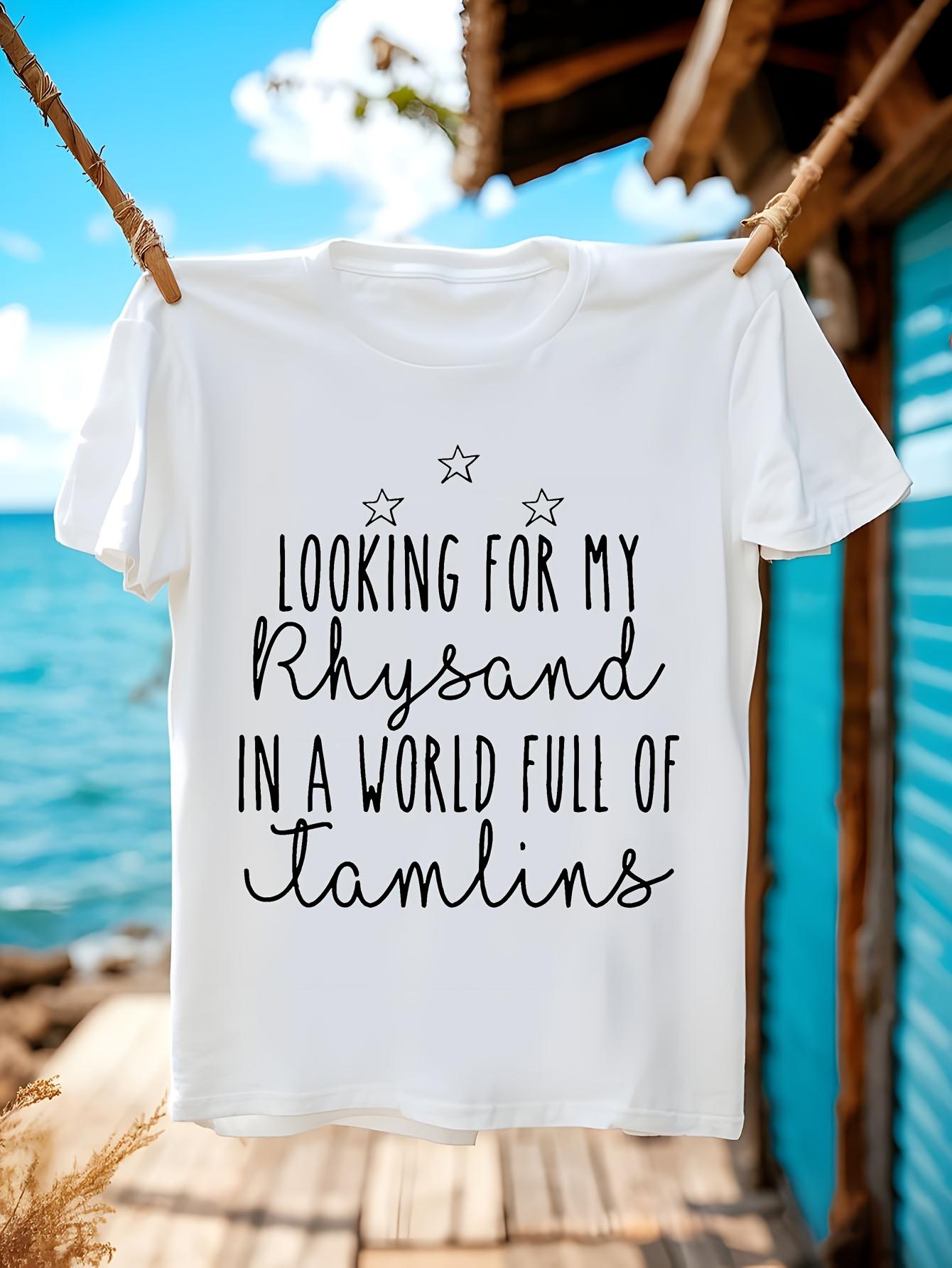 Casual Graphic Tshirt Graphic Tshirt - Looking for My Rhy... L