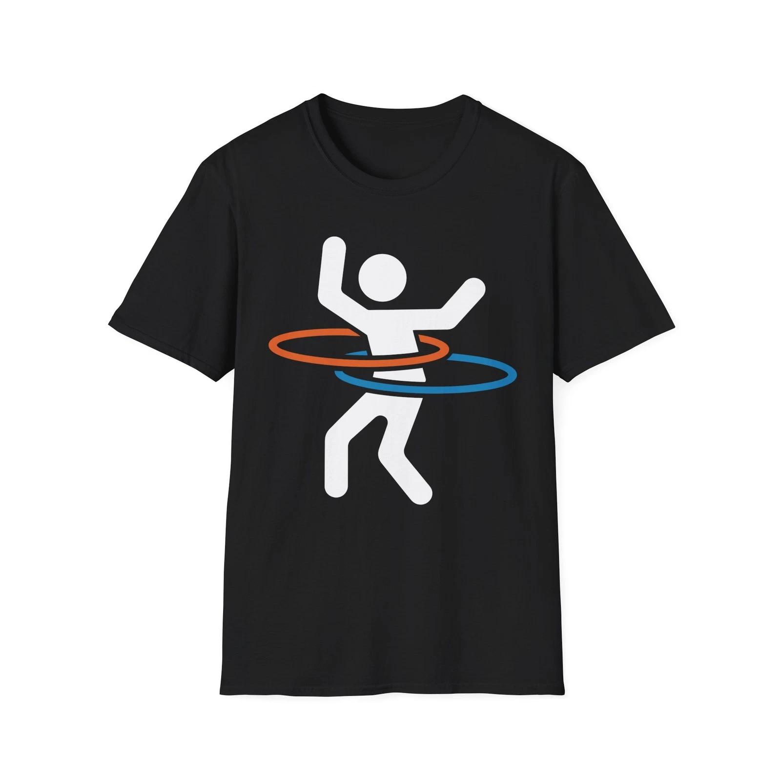 Funny Portal 2 Hula Hoop Meme Gaming Gamer Gift Idea T Shirt 3XL