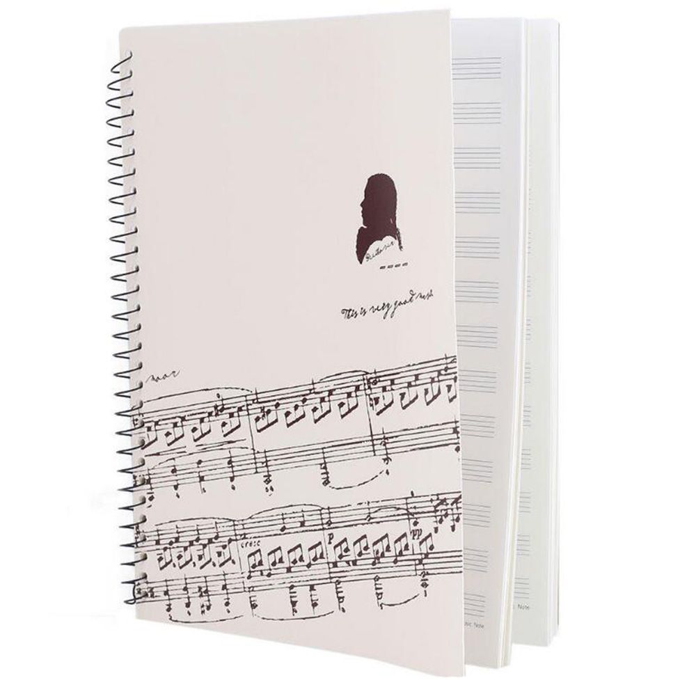 50 Pages Blank Sheet Professional for Music Writing Notebook Composer Staff Paper Musicians